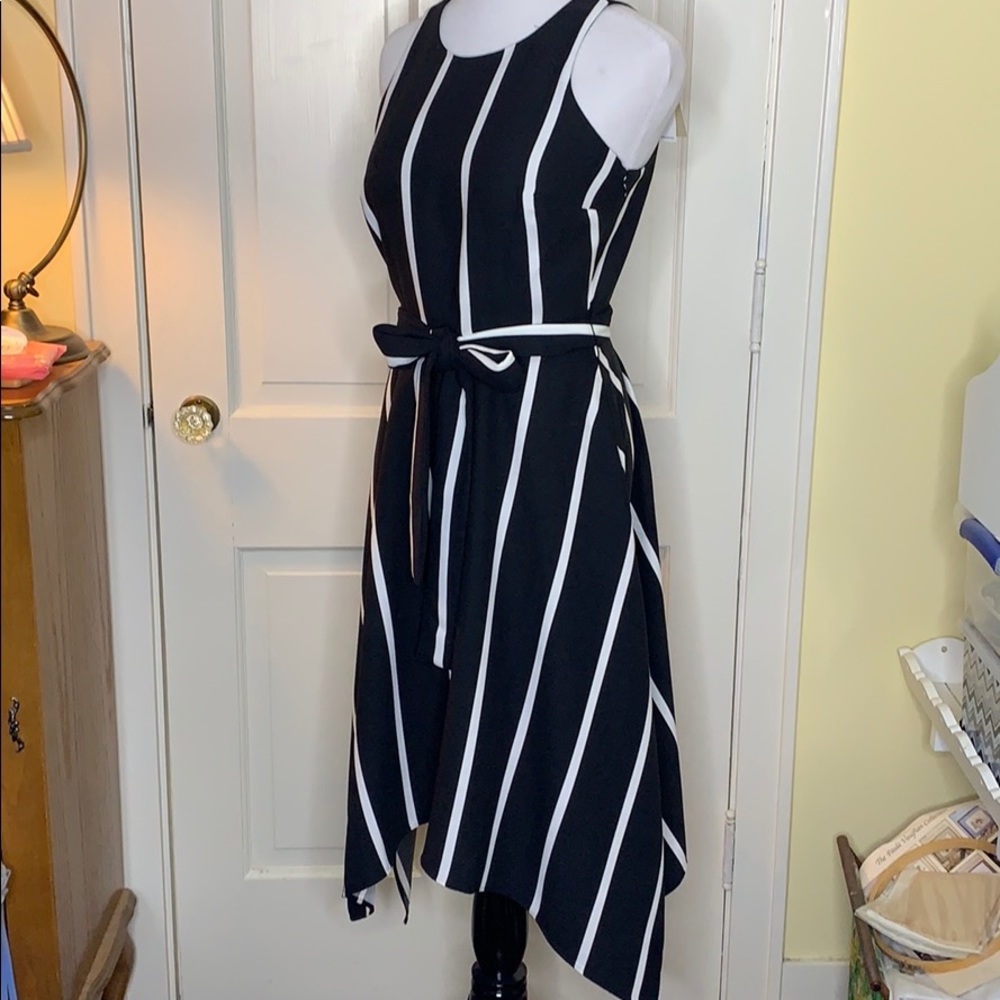 NWT Banana Republic black/white dress. Size 2 P